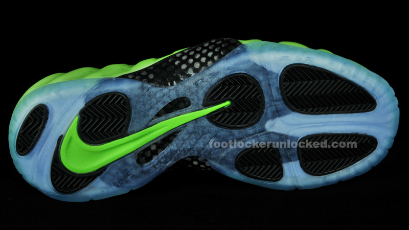 island green foamposites footlocker
